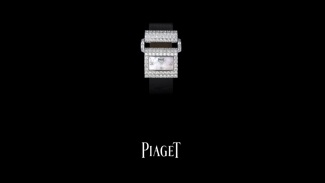 피아제 다이아몬드 시계 벽지 (3) #20 - 1366x768