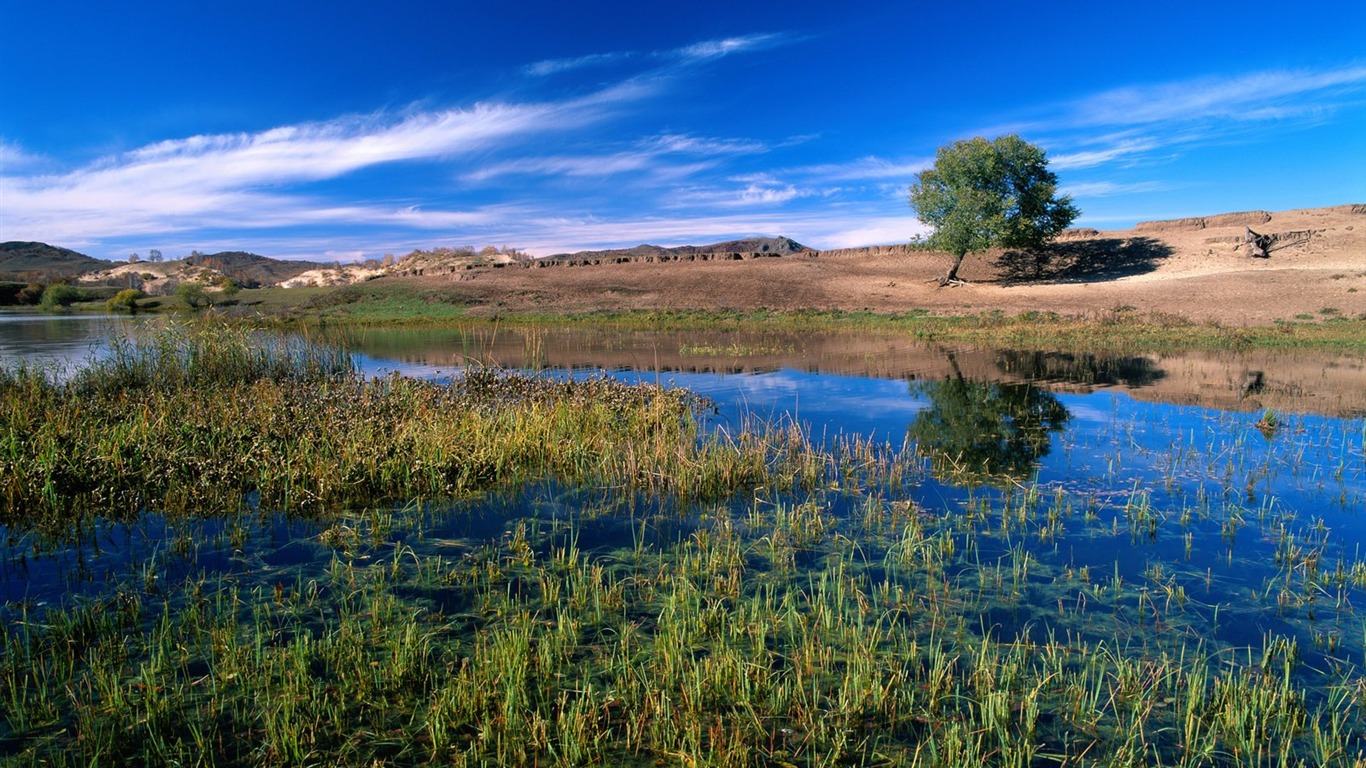 Sky beautiful scenery wallpaper #1 - 1366x768