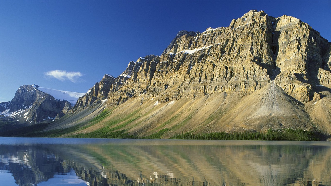 lacs et de montagnes magnifiques fonds d'écran #3 - 1366x768
