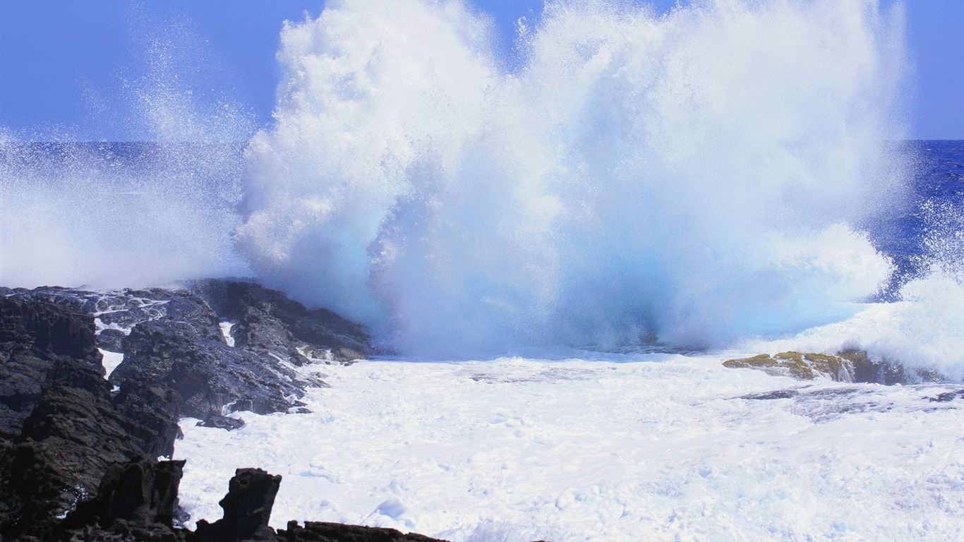 湖光山色美景壁纸8 - 1366x768