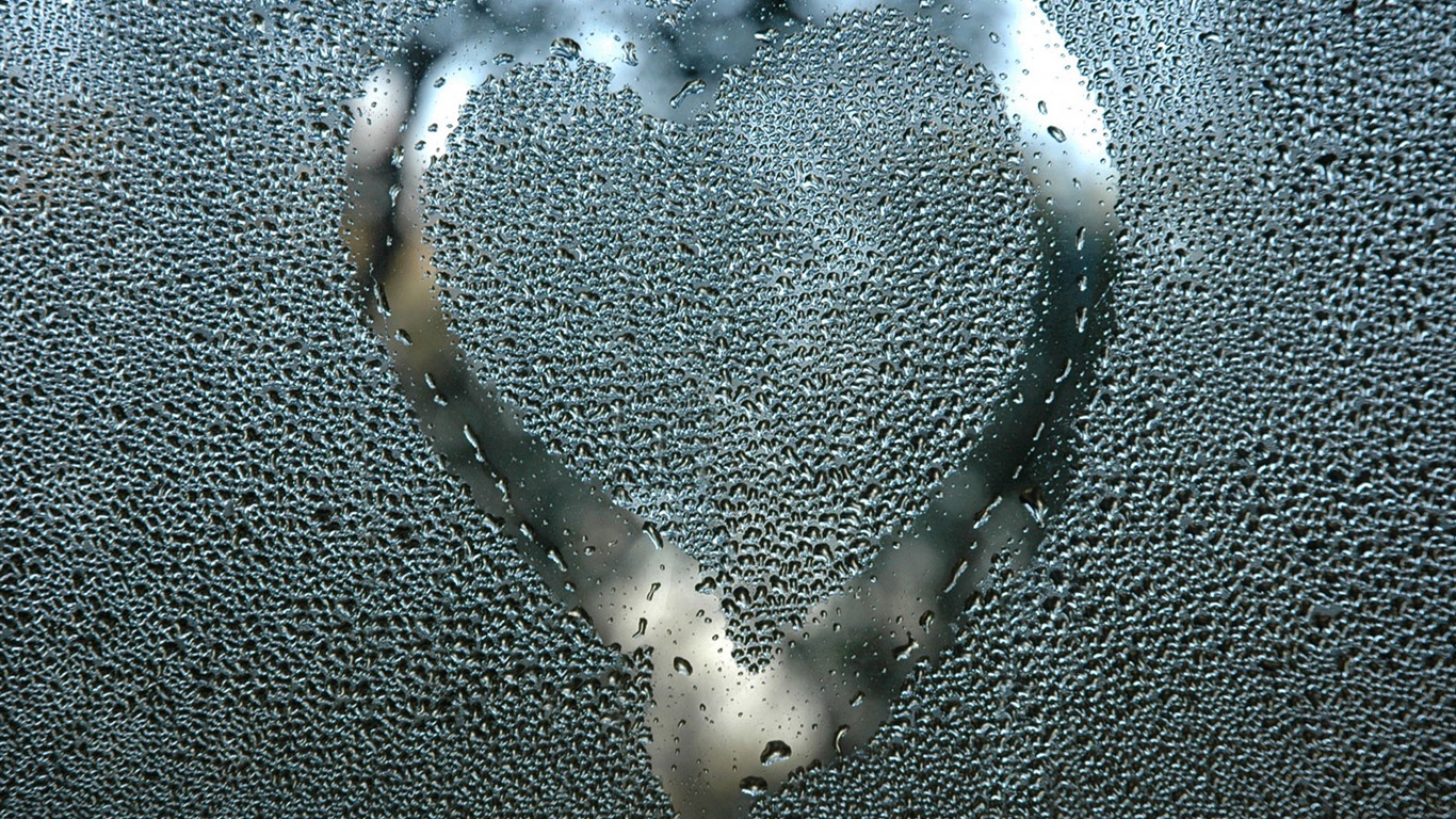Love heart wallpaper album (3) #11 - 1366x768