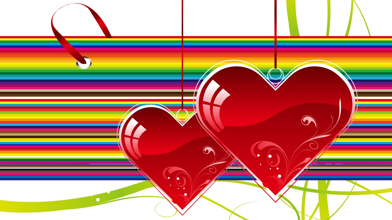 Valentinstag Love Theme Wallpaper #28 - 1366x768