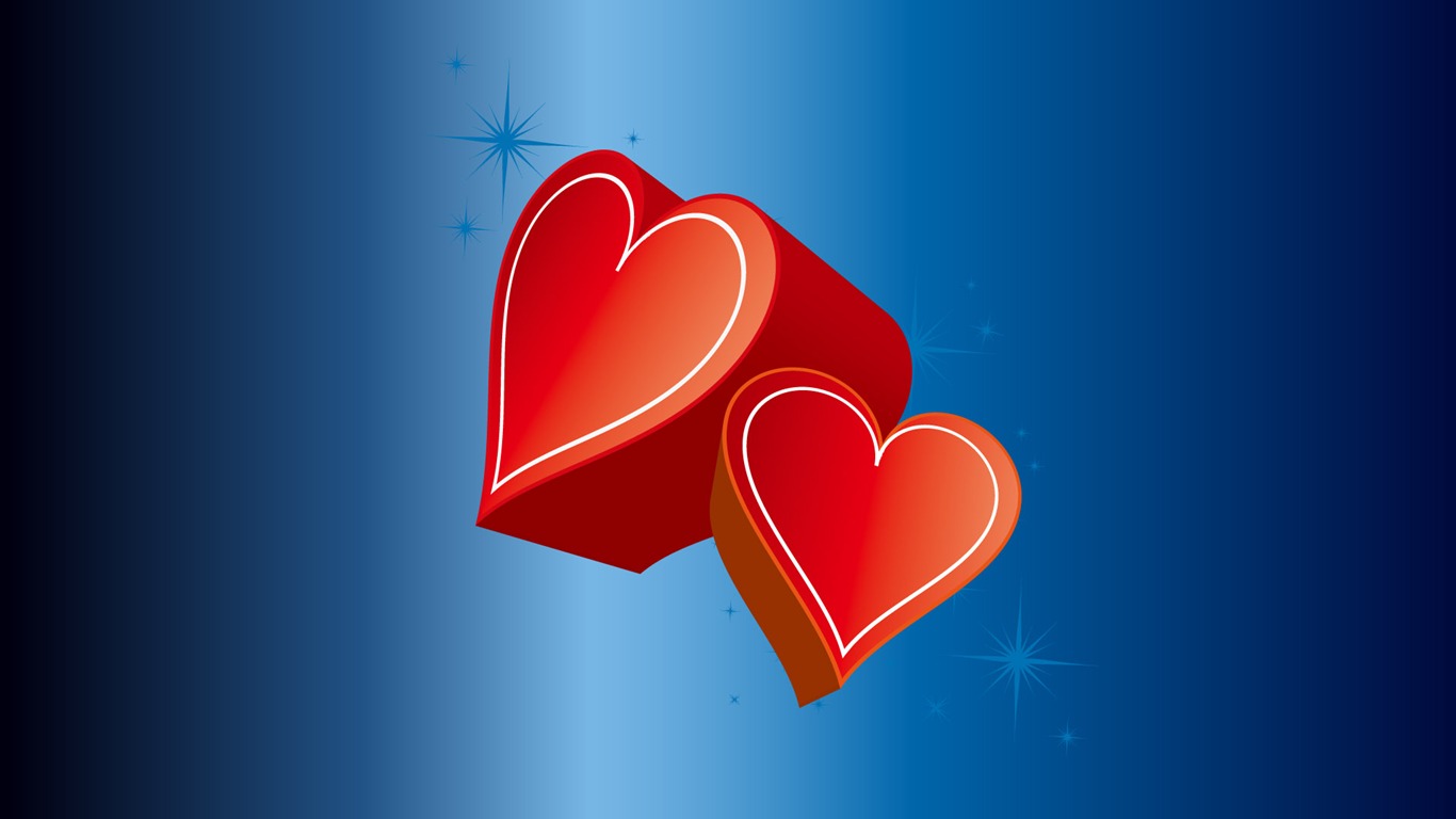Fondos de pantalla del Día de San Valentín Love Theme #36 - 1366x768