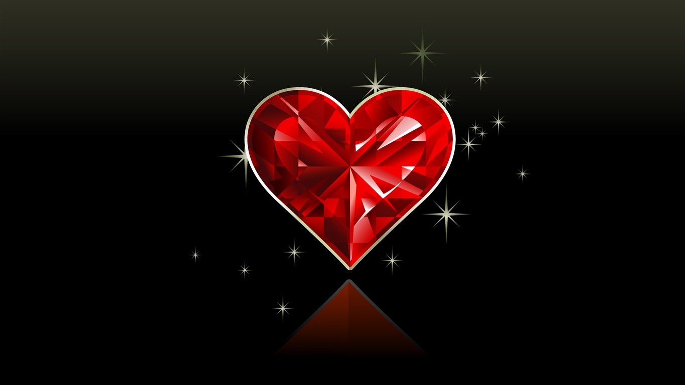 День святого Валентина Обои Love Theme #39 - 1366x768
