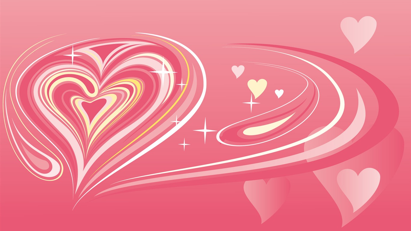 Fondos de pantalla del Día de San Valentín Love Theme #40 - 1366x768