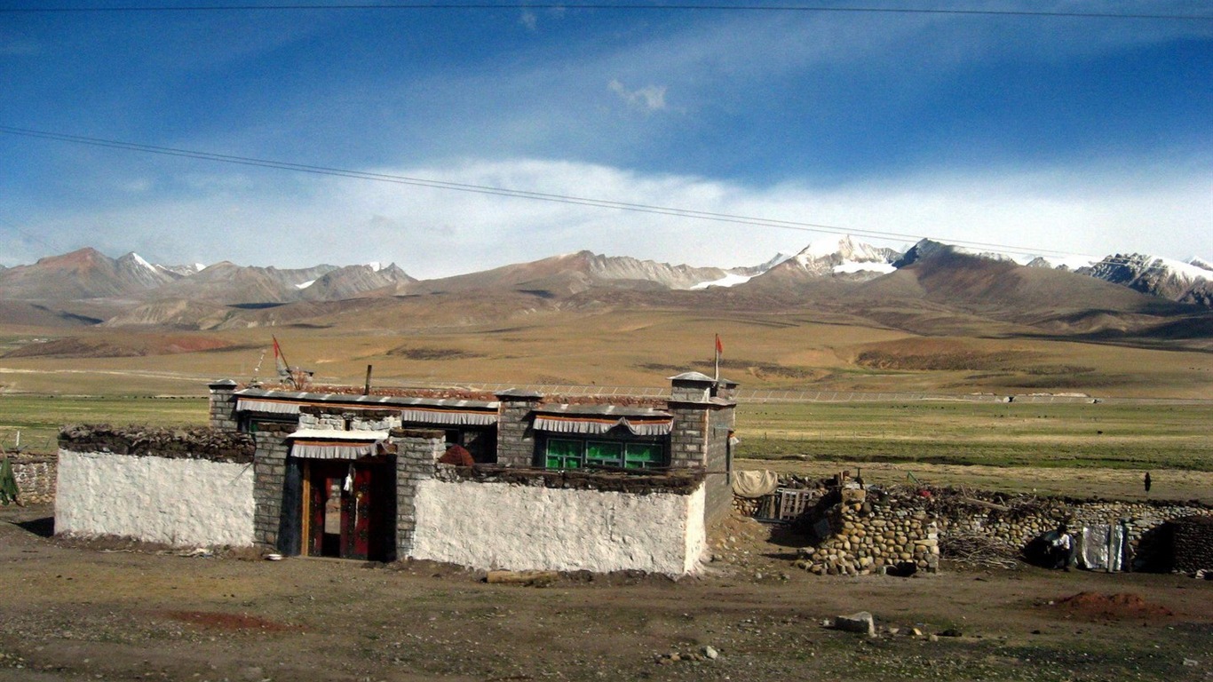 Fond d'écran paysage albums Tibet #6 - 1366x768