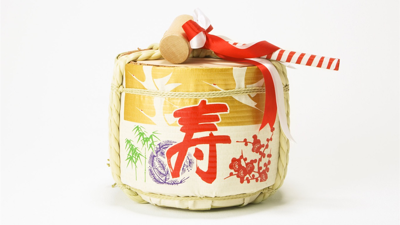 Японский Новый Год обои культуры (2) #12 - 1366x768
