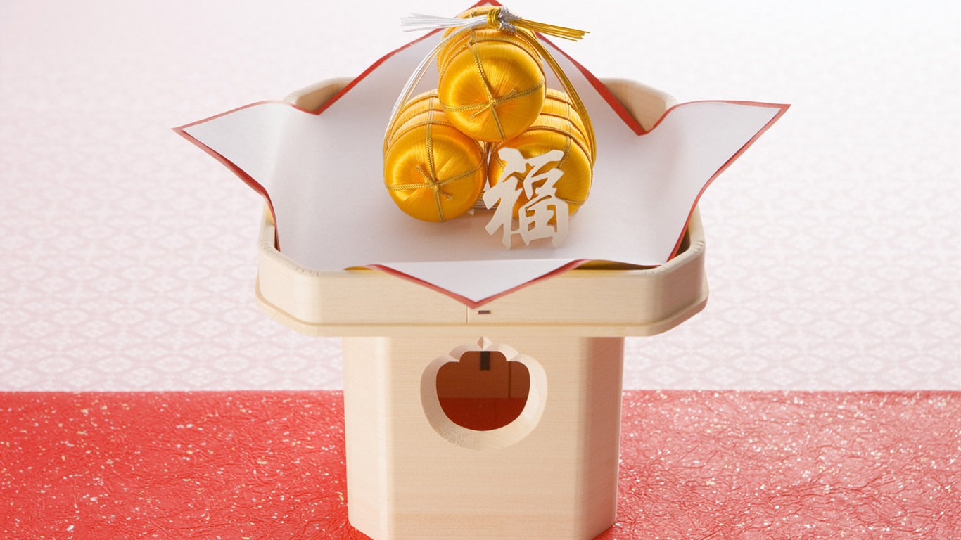 Fondos de año nuevo japonés Cultura (2) #13 - 1366x768