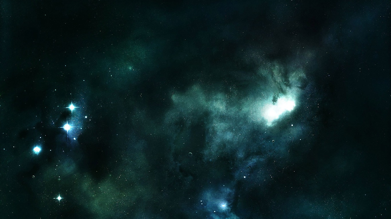 무한한 우주, 아름다운 별 배경 화면 #26 - 1366x768