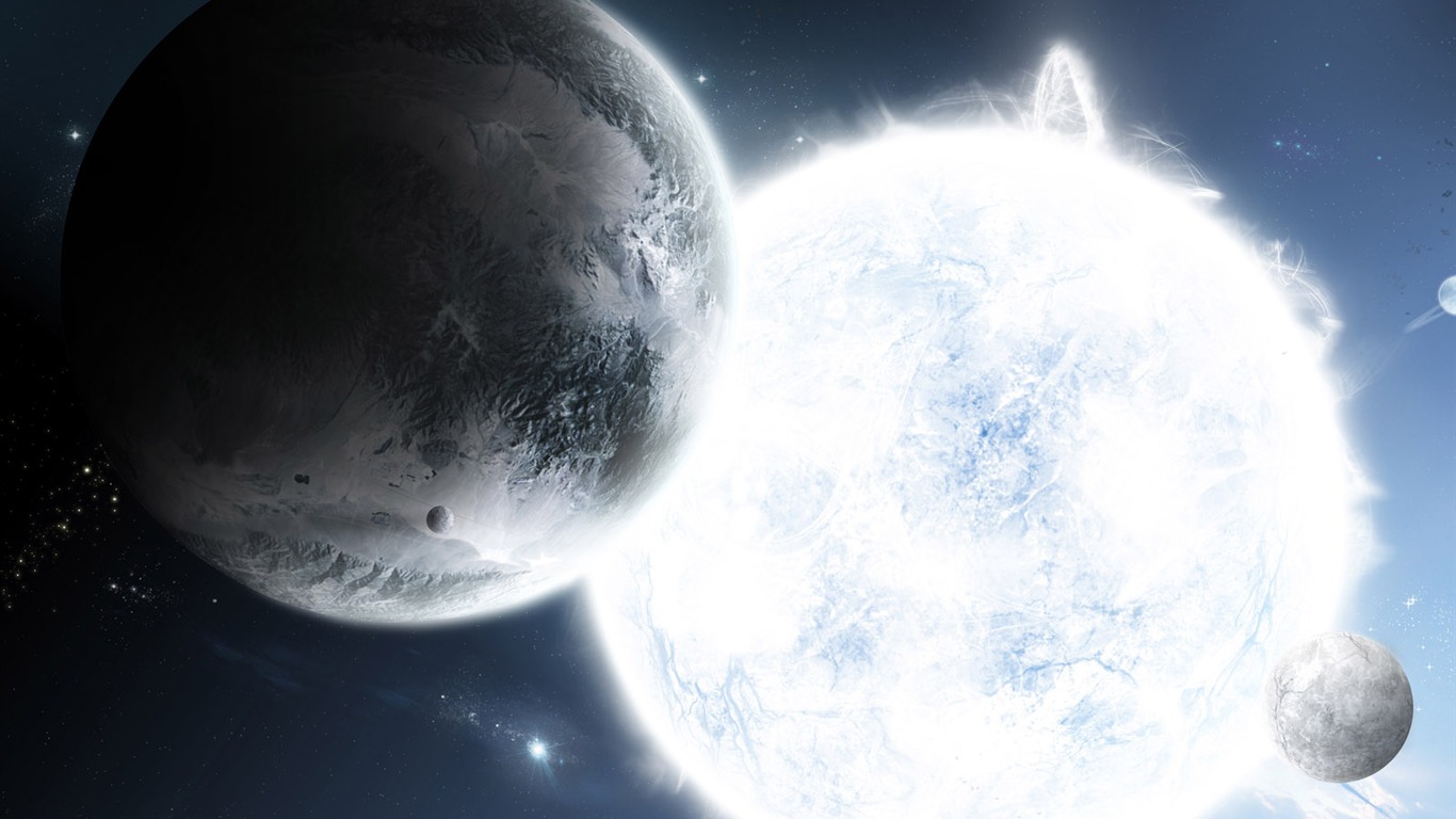 Infinite universe, the beautiful Star Wallpaper #2 - 1366x768