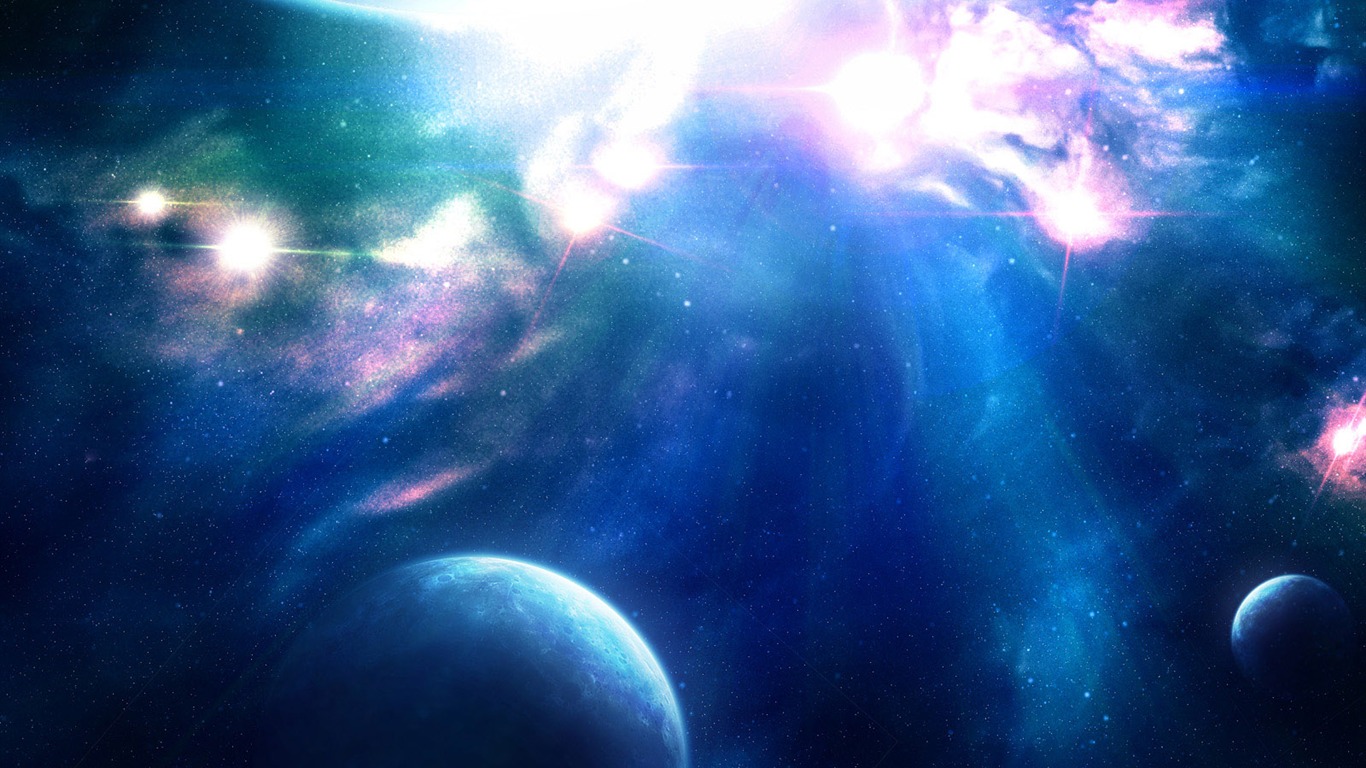 univers infini, la belle Star Wallpaper #14 - 1366x768