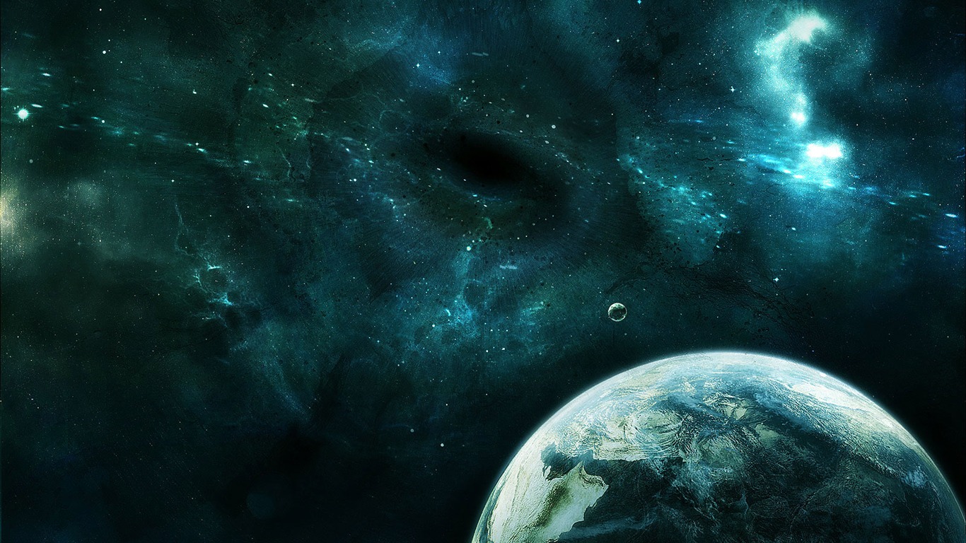 Unendlichen Universums, das schöne Star Wallpaper #16 - 1366x768