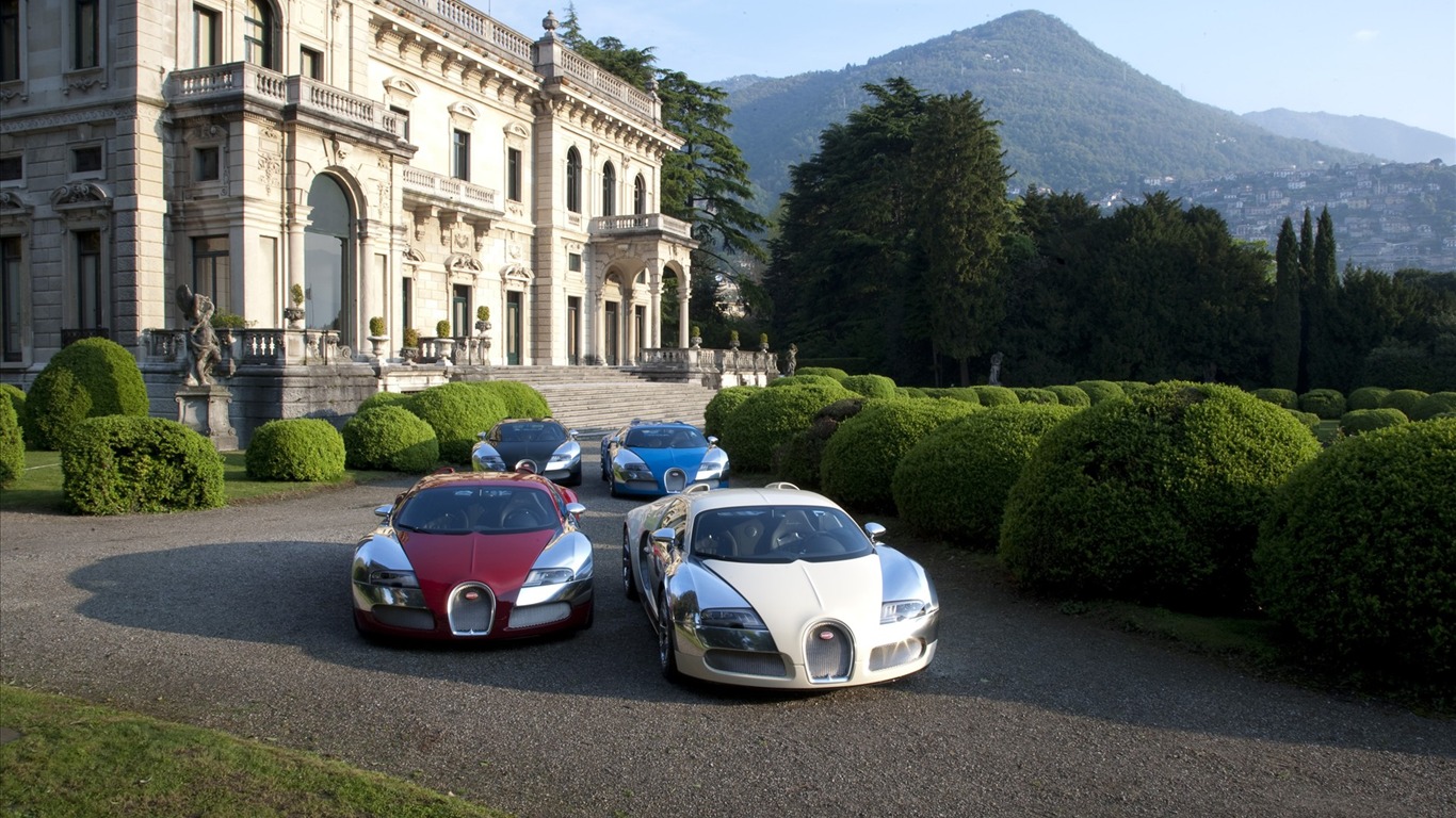 Bugatti Veyron Fondos de disco (2) #13 - 1366x768