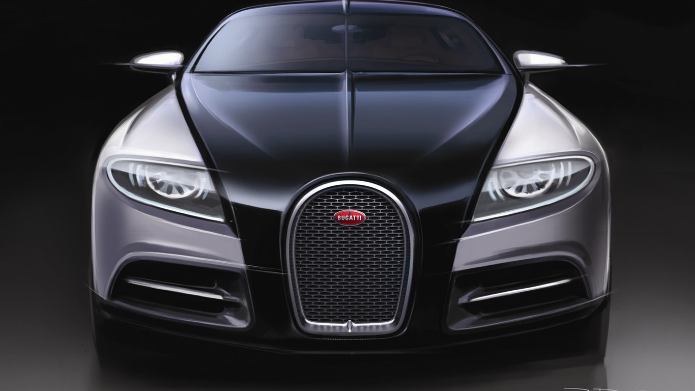 Bugatti Veyron обои Альбом (3) #7 - 1366x768