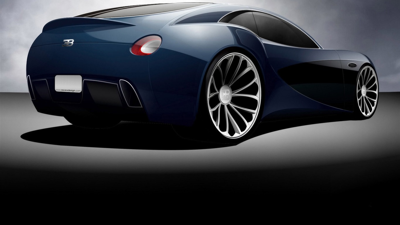 Bugatti Veyron обои Альбом (3) #17 - 1366x768