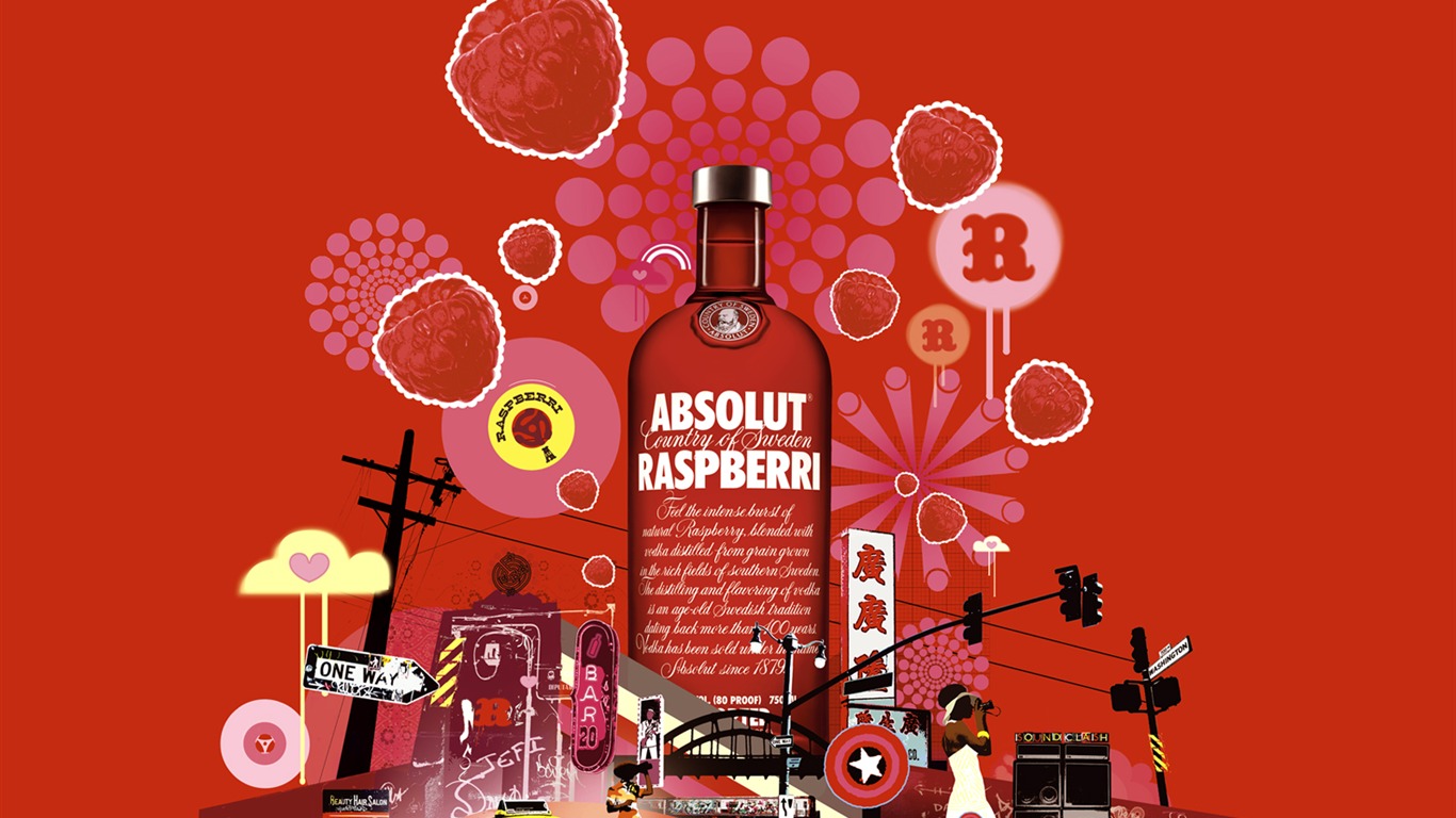 Absolut Liquor Werbung Wallpapers #14 - 1366x768