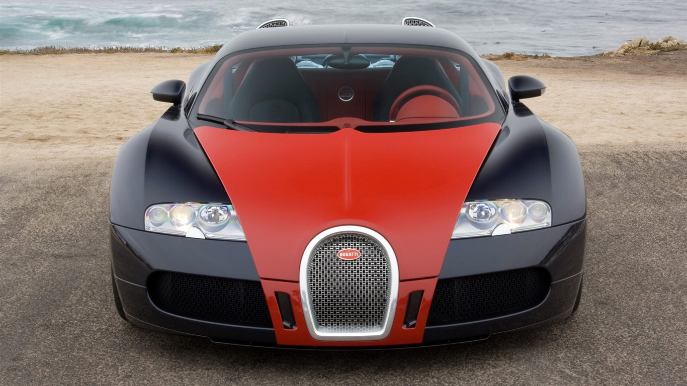 Bugatti Veyron обои Альбом (4) #1 - 1366x768