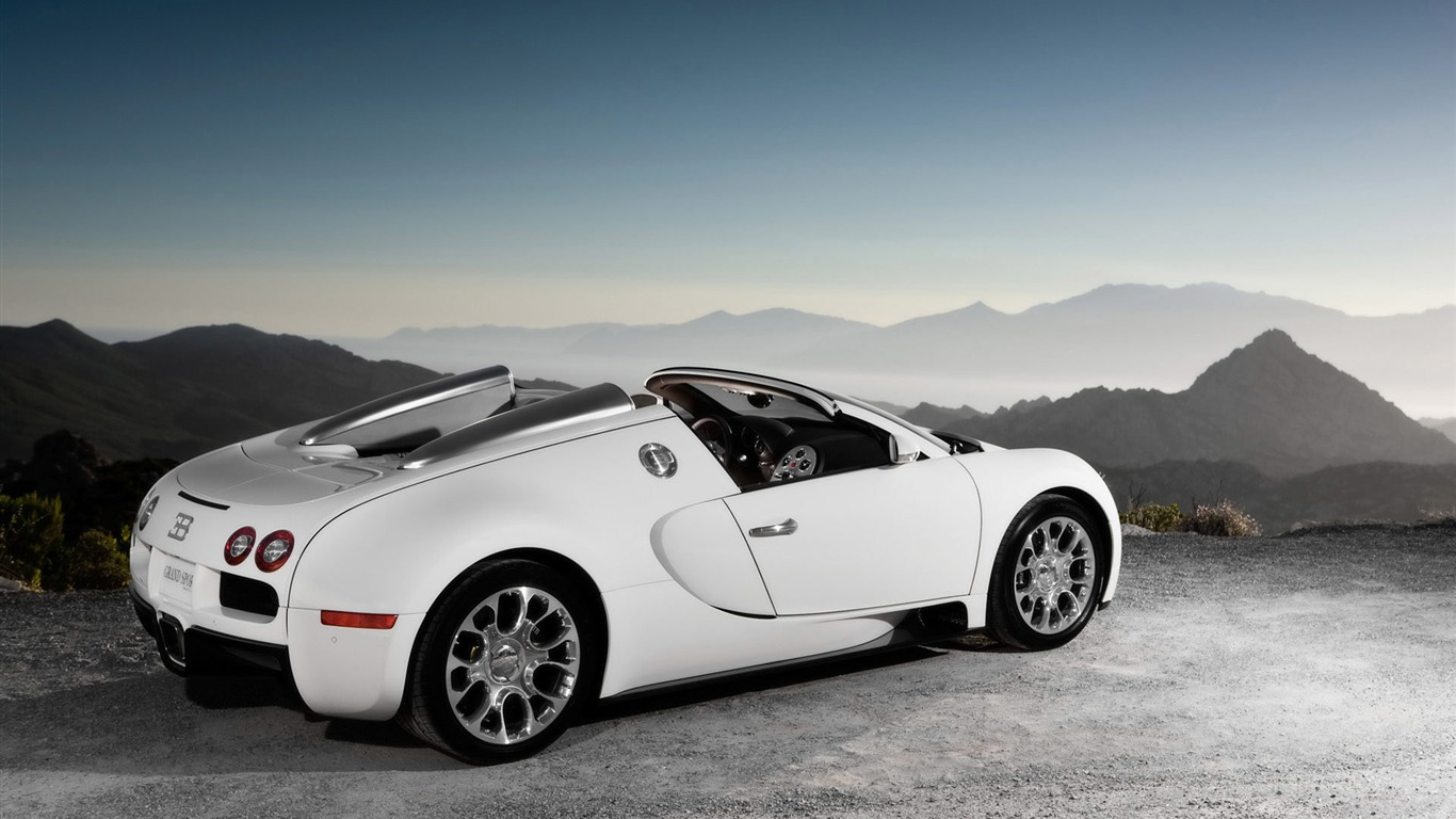 Bugatti Veyron обои Альбом (4) #11 - 1366x768