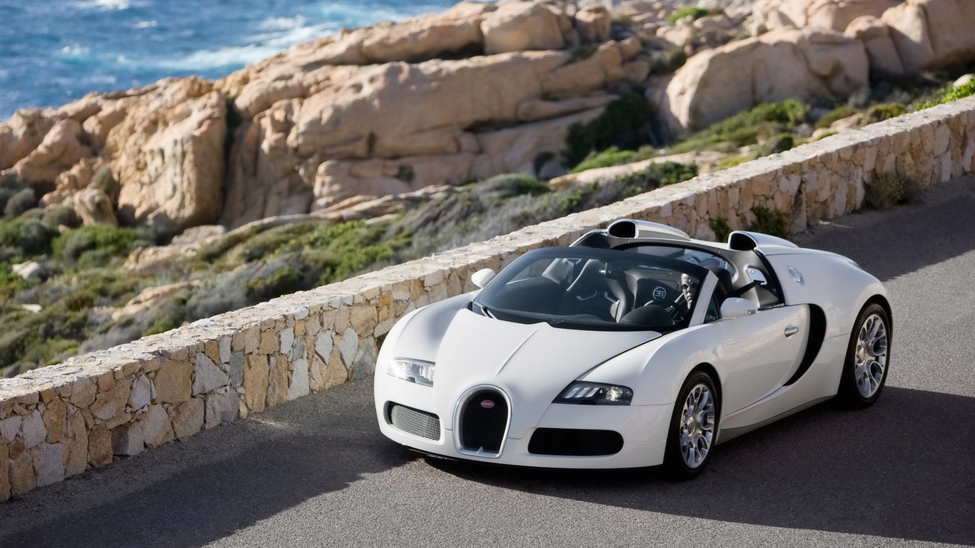 Bugatti Veyron обои Альбом (4) #14 - 1366x768