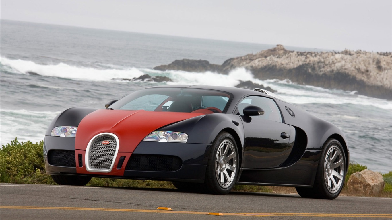 Bugatti Veyron обои Альбом (4) #16 - 1366x768