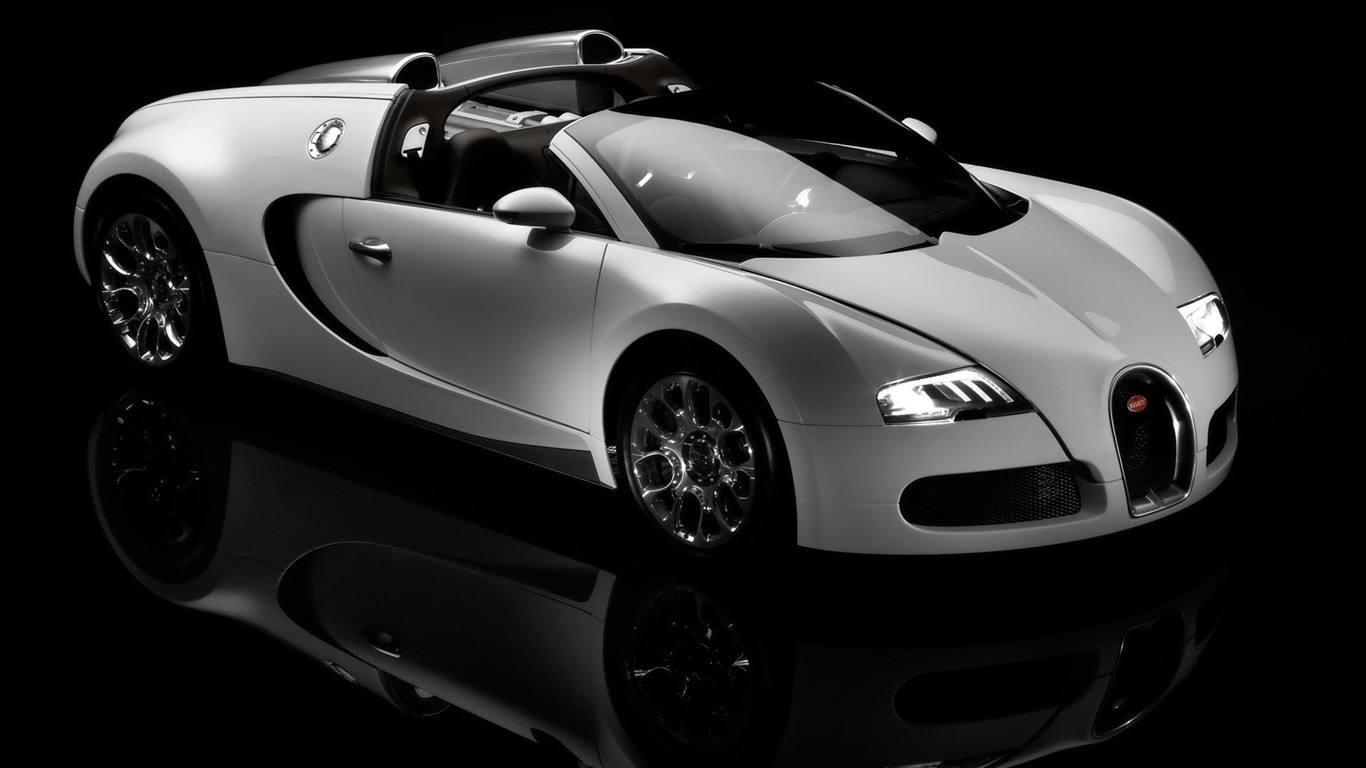 Bugatti Veyron обои Альбом (4) #19 - 1366x768