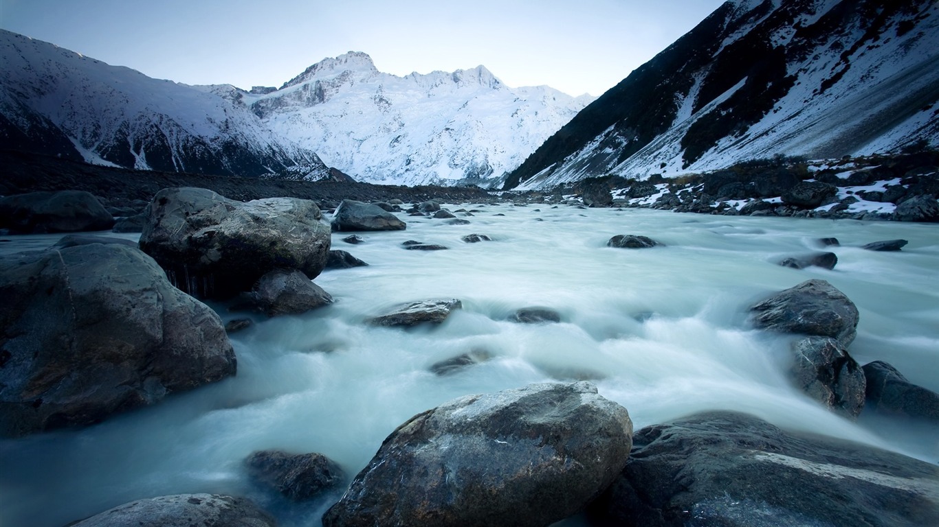 New Zealand's picturesque landscape wallpaper #4 - 1366x768