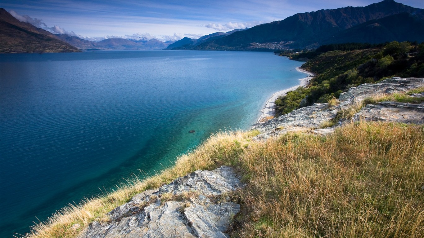 New Zealand's picturesque landscape wallpaper #23 - 1366x768