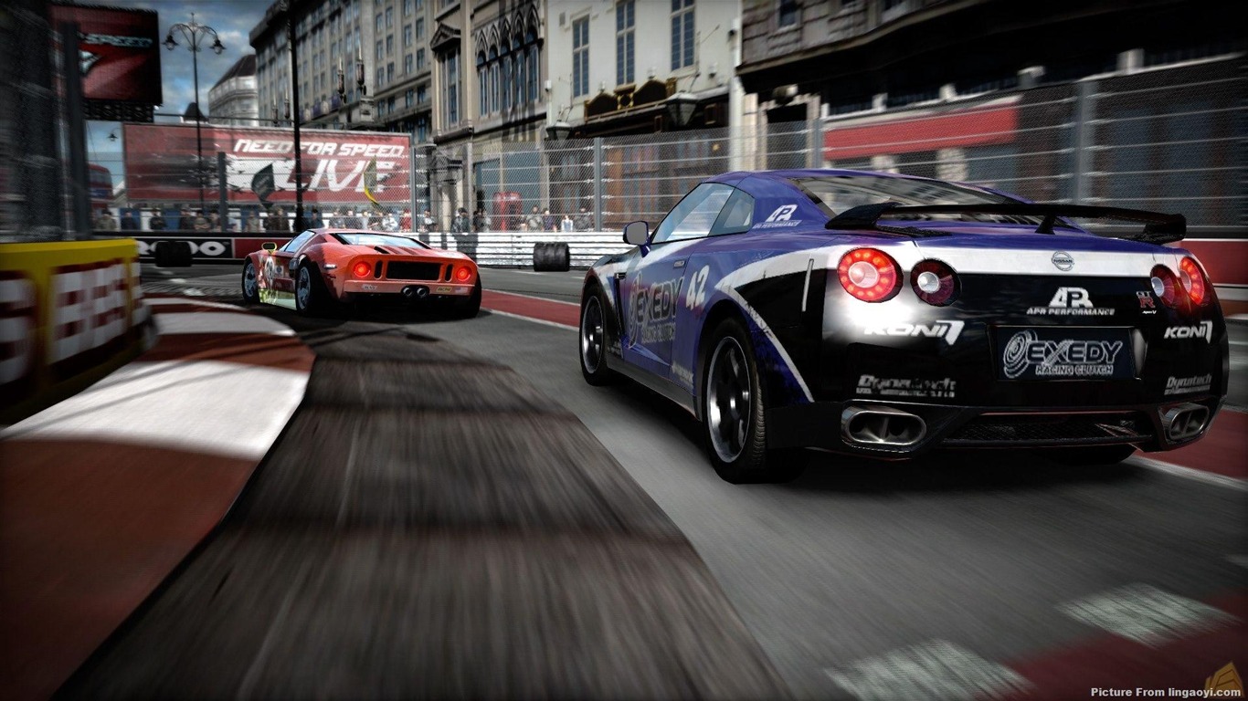 Need for Speed 13 fonds d'écran HD #9 - 1366x768