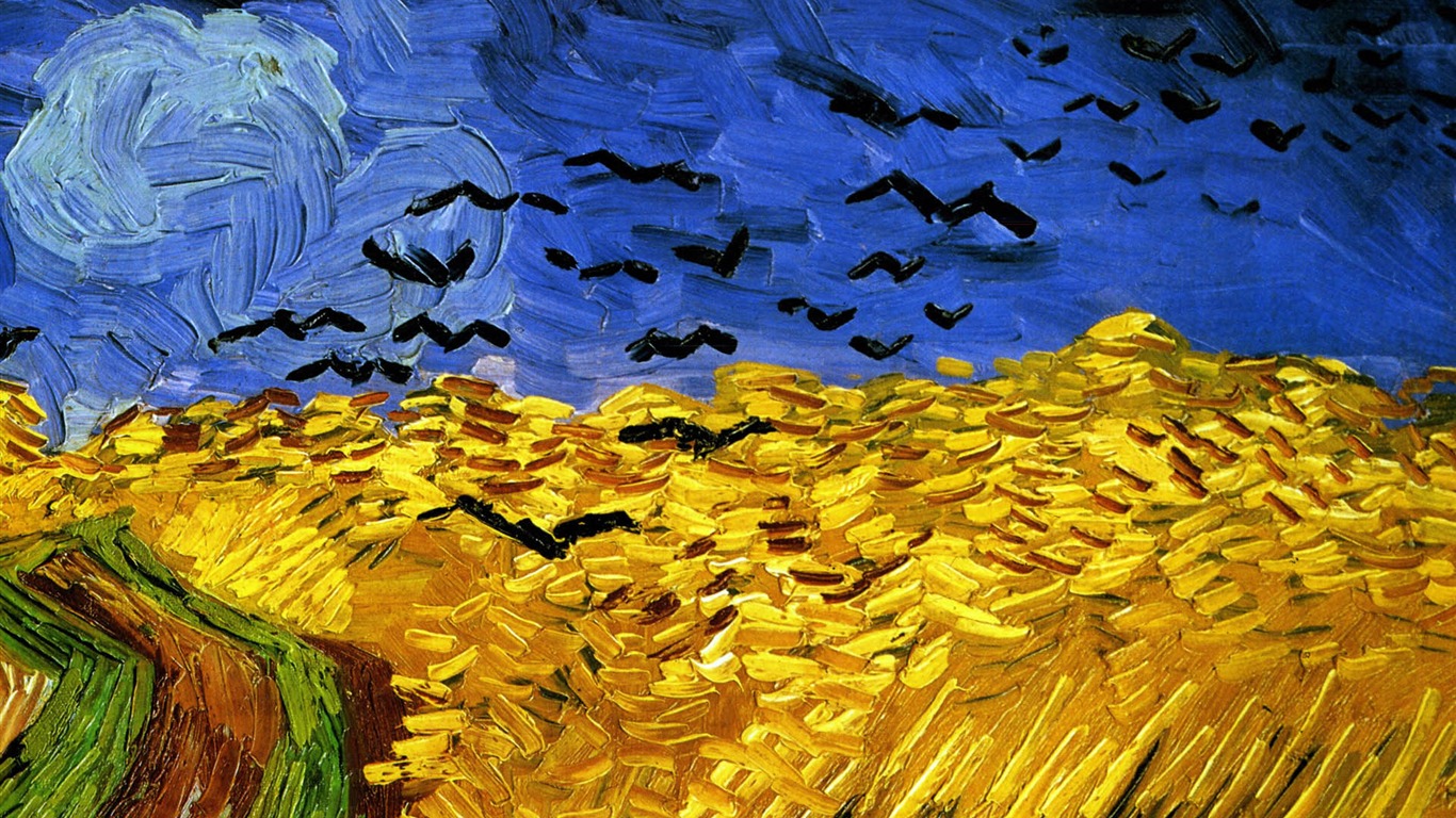 Винсент Ван Гог картина обои (1) #2 - 1366x768