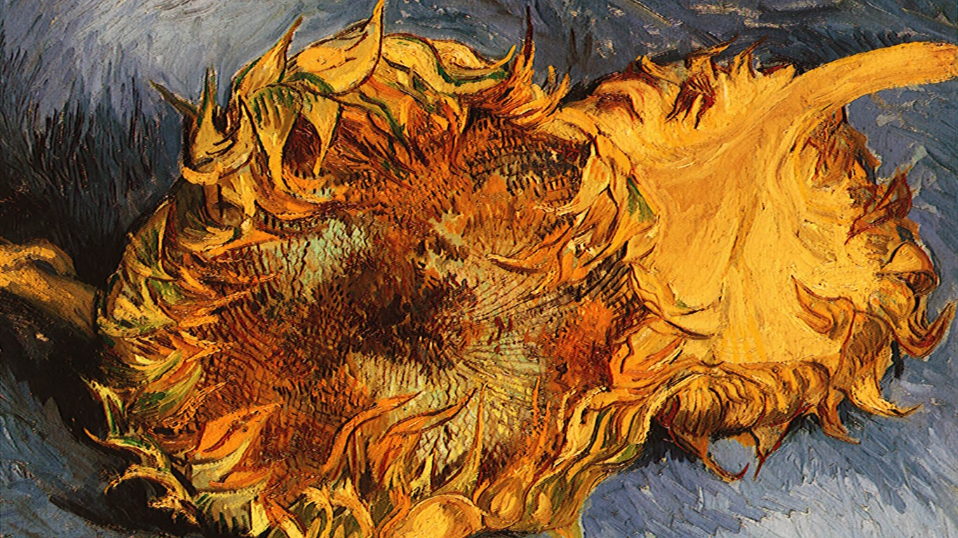 Vincent Van Gogh fondos de escritorio de la pintura (2) #2 - 1366x768