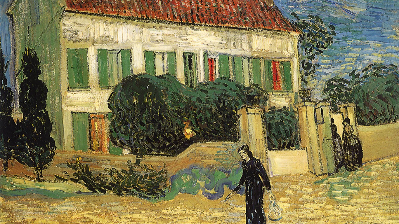 Vincent Van Gogh fondos de escritorio de la pintura (2) #7 - 1366x768
