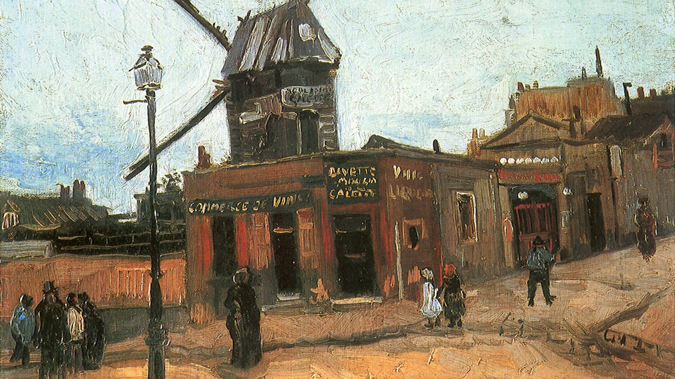Vincent Van Gogh fondos de escritorio de la pintura (2) #8 - 1366x768