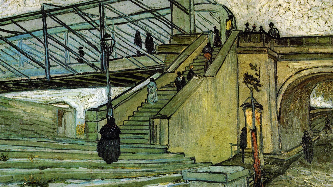 Vincent Van Gogh papier peint peinture (2) #10 - 1366x768