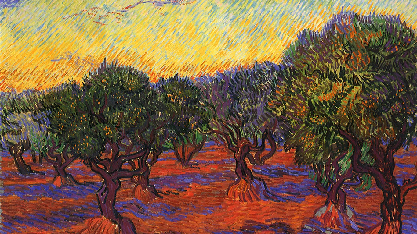 Vincent Van Gogh papier peint peinture (2) #13 - 1366x768