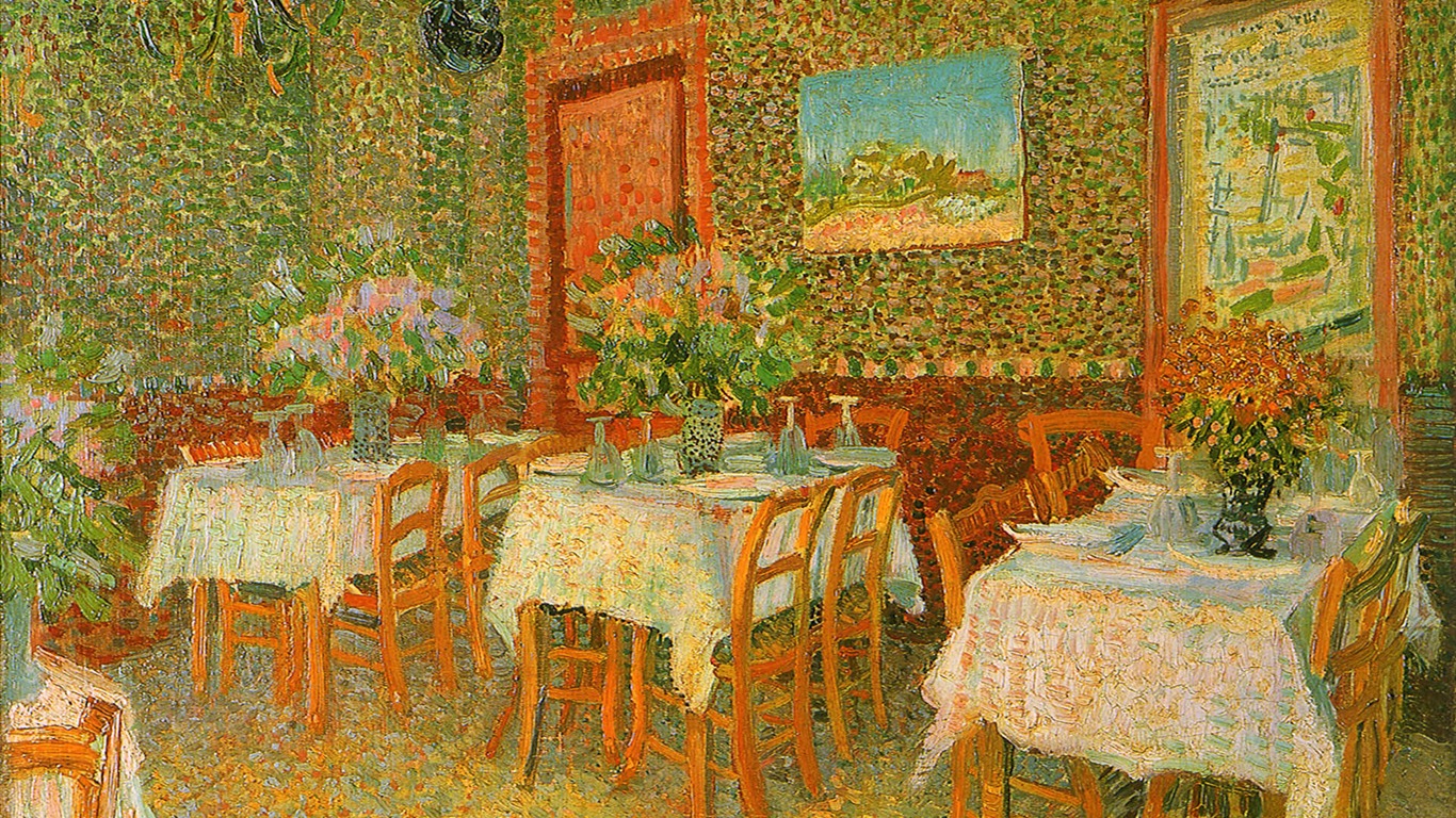 Vincent Van Gogh Gemälde Wallpaper (2) #19 - 1366x768 Wallpaper
