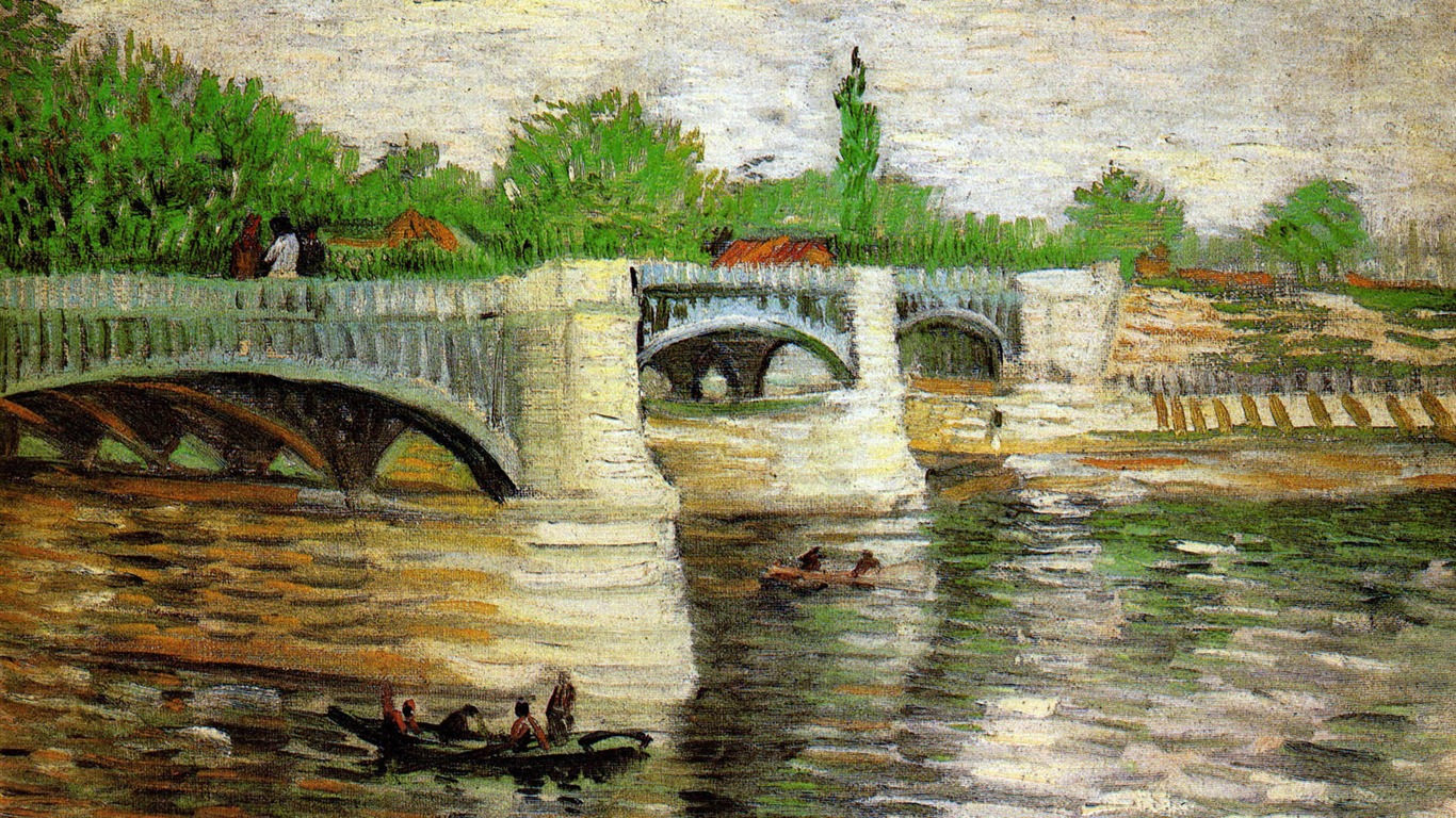 Vincent Van Gogh papier peint peinture (2) #20 - 1366x768