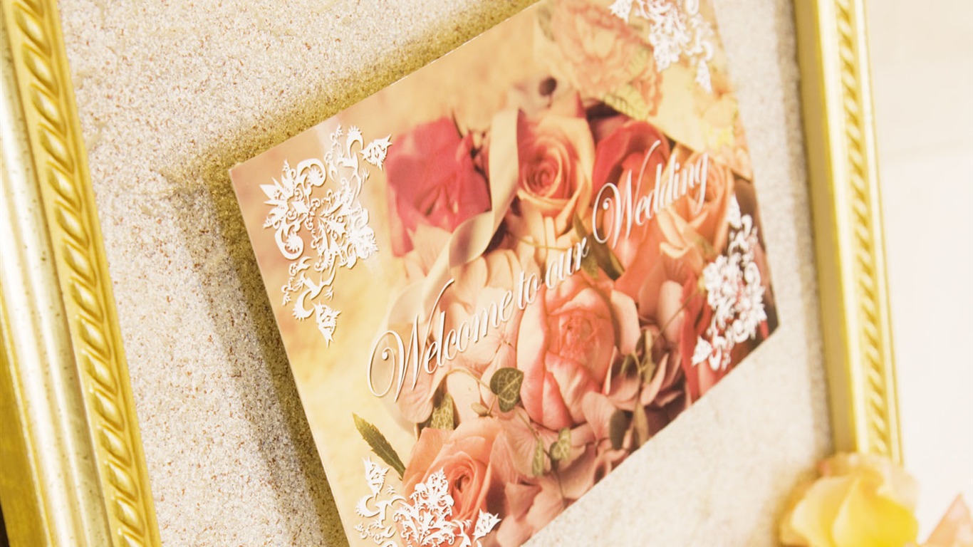 結婚式の花の壁紙(2) #19 - 1366x768