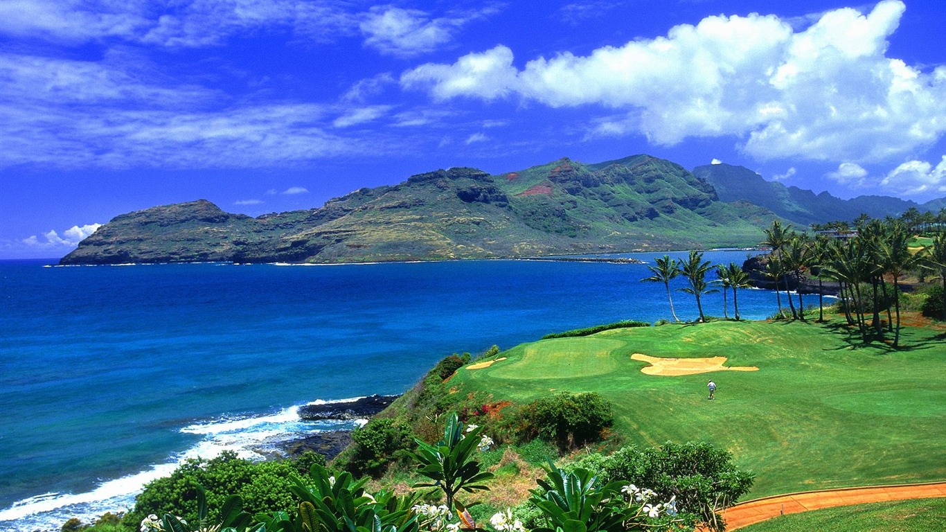 ハワイの壁紙の美しい風景 #4 - 1366x768