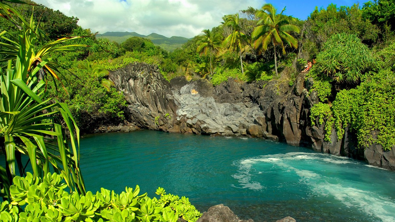 Wunderschöne Landschaft von Hawaii Wallpaper #16 - 1366x768