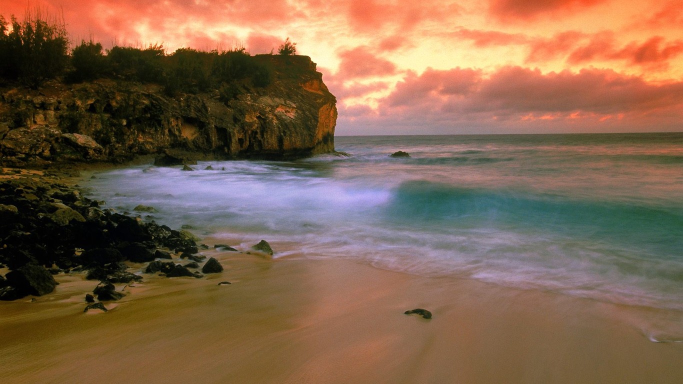 ハワイの壁紙の美しい風景 #23 - 1366x768