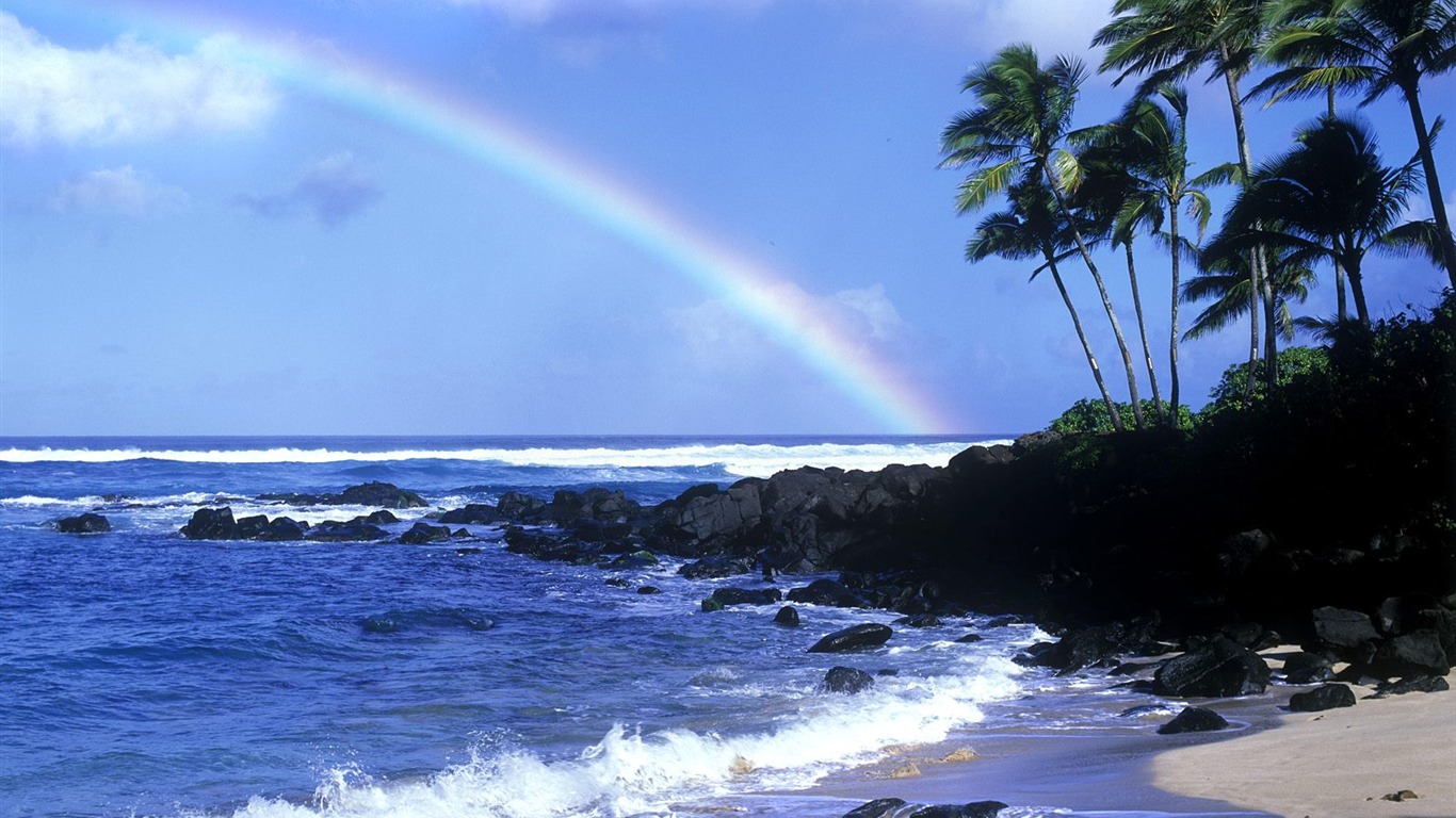 ハワイの壁紙の美しい風景 #25 - 1366x768