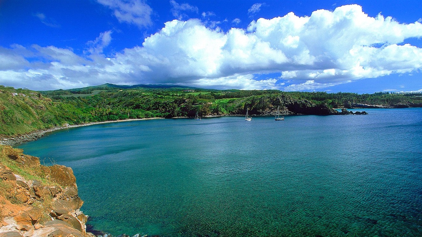 ハワイの壁紙の美しい風景 #40 - 1366x768