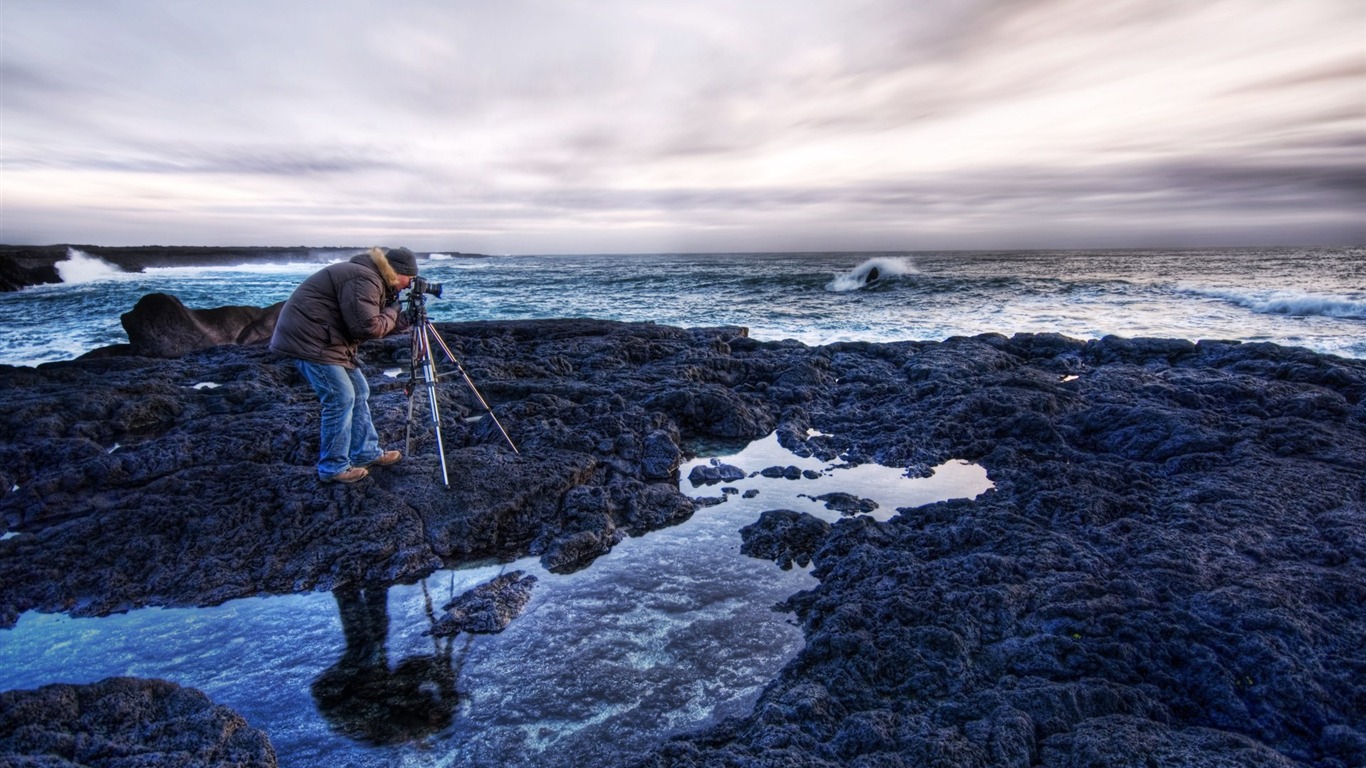 Islandaise paysages HD Wallpaper (1) #3 - 1366x768