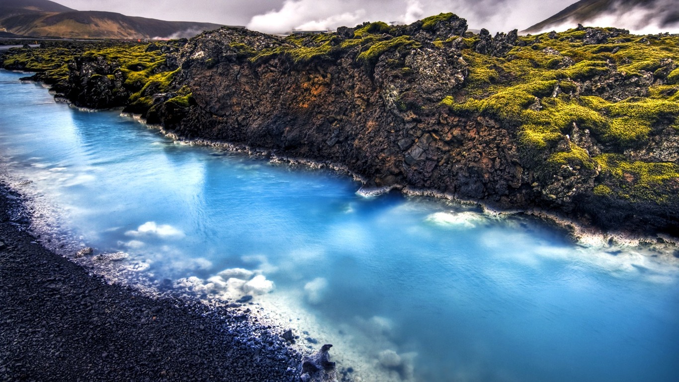 아이슬란드어 풍경의 HD 월페이퍼 (2) #2 - 1366x768