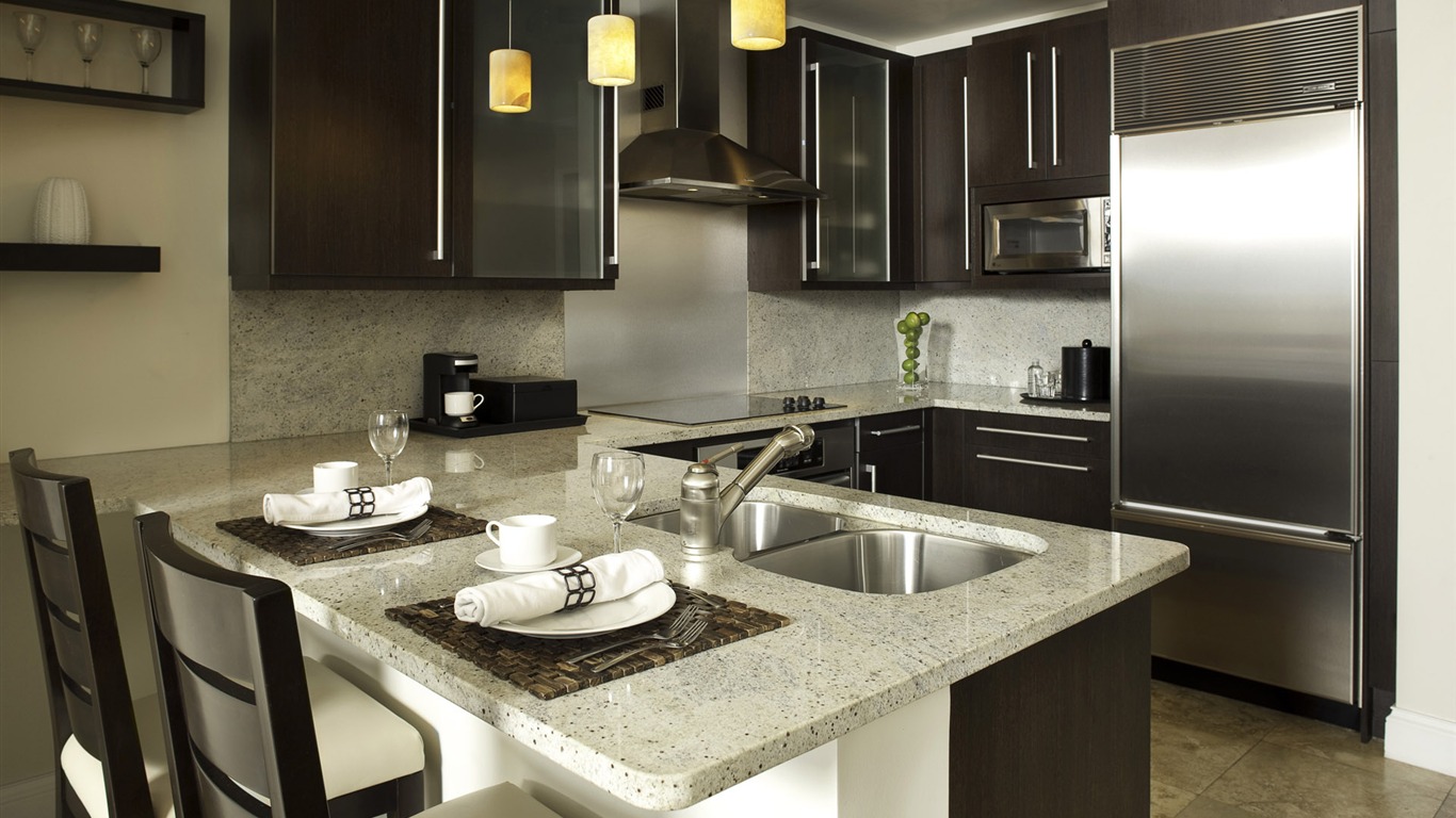 Kitchen Photo Wallpaper (2) #16 - 1366x768