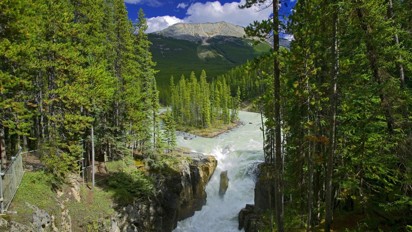 캐나다 풍경 바탕 화면의 HD (1) #10 - 1366x768