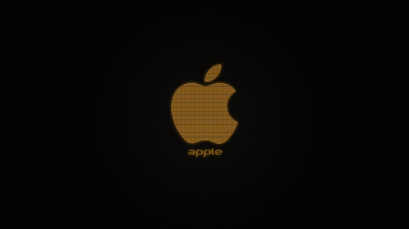 tema de fondo de pantalla de Apple disco (4) #3 - 1366x768
