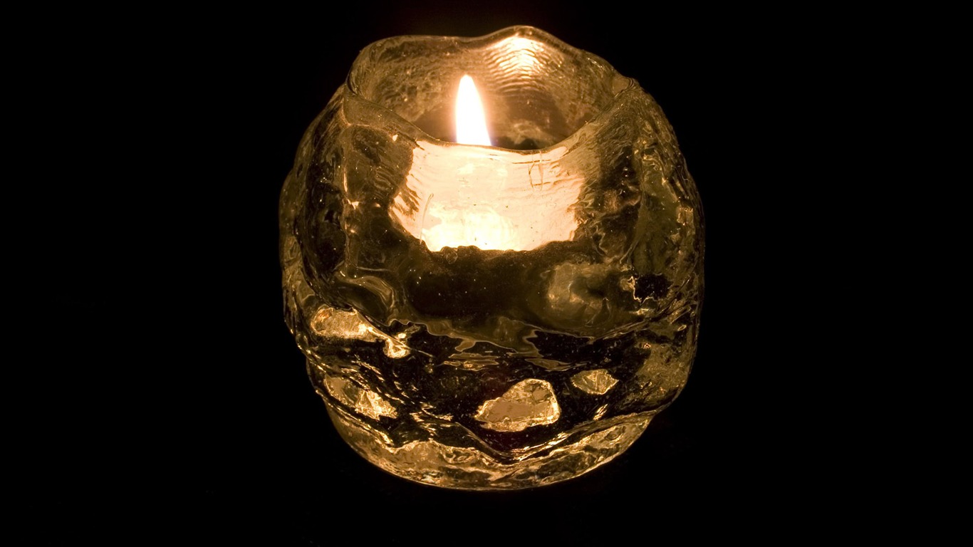 svíčkami tapetu (2) #6 - 1366x768