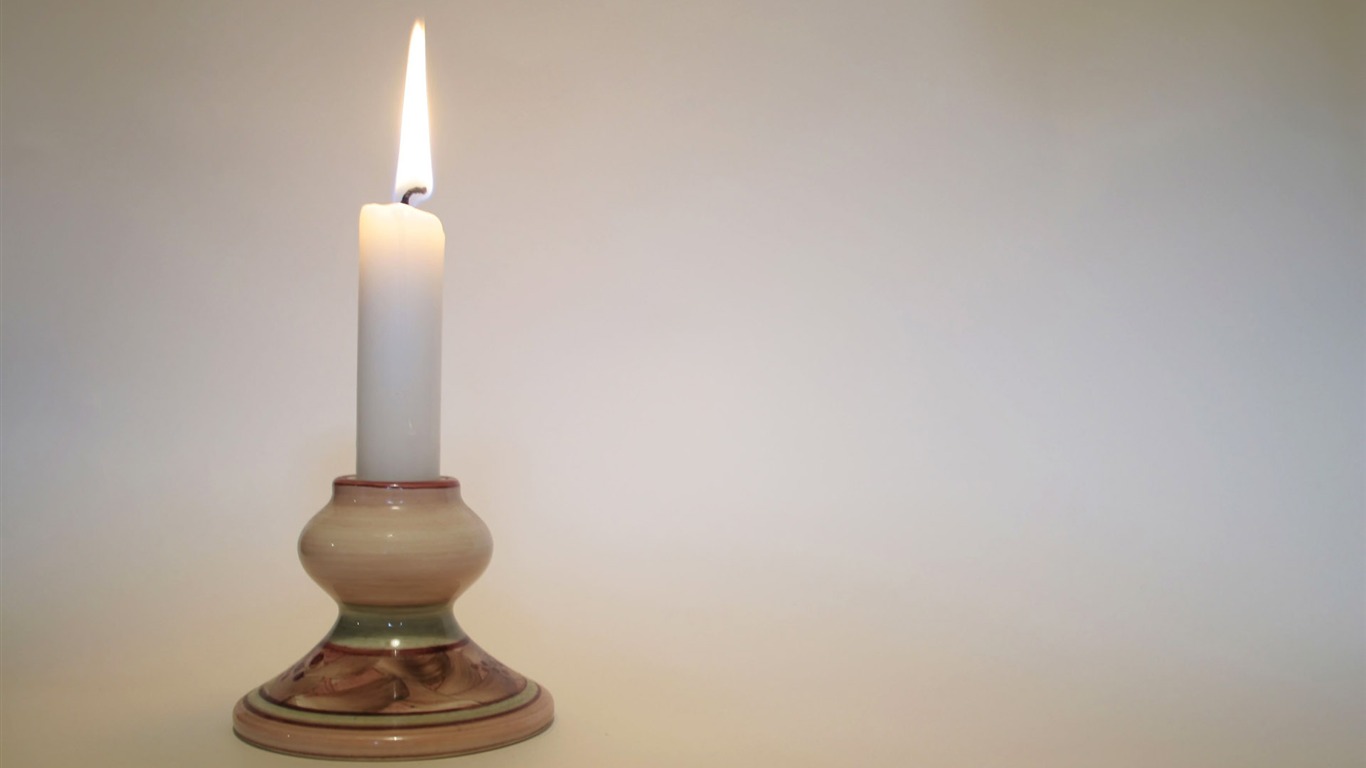 svíčkami tapetu (2) #15 - 1366x768