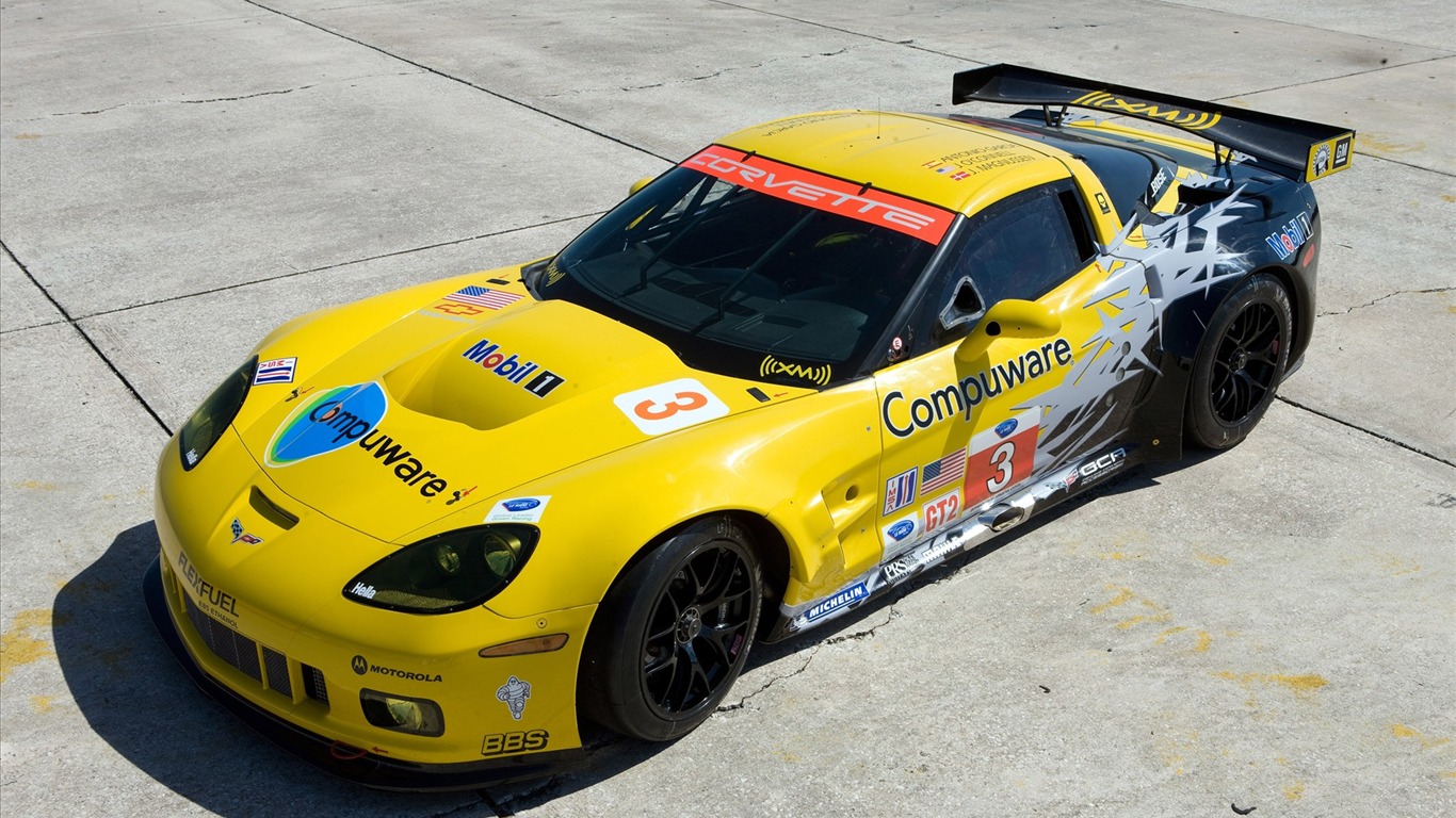 Corvette 2010 fonds d'écran #3 - 1366x768